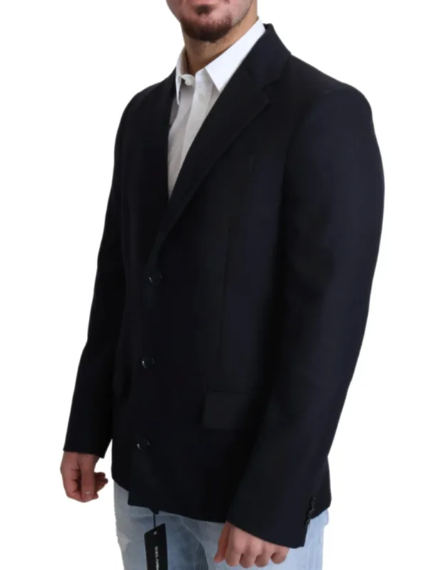 Wool Single Breasted Coat Jacket