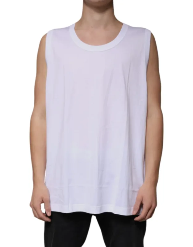 Cotton Sleeveless Round Neck Tank Top