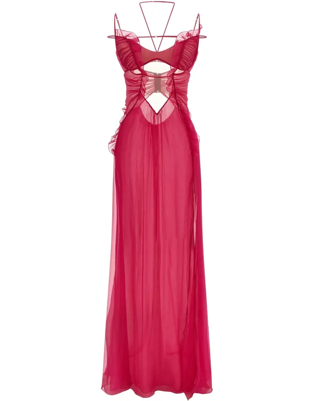 Silk Long Dress