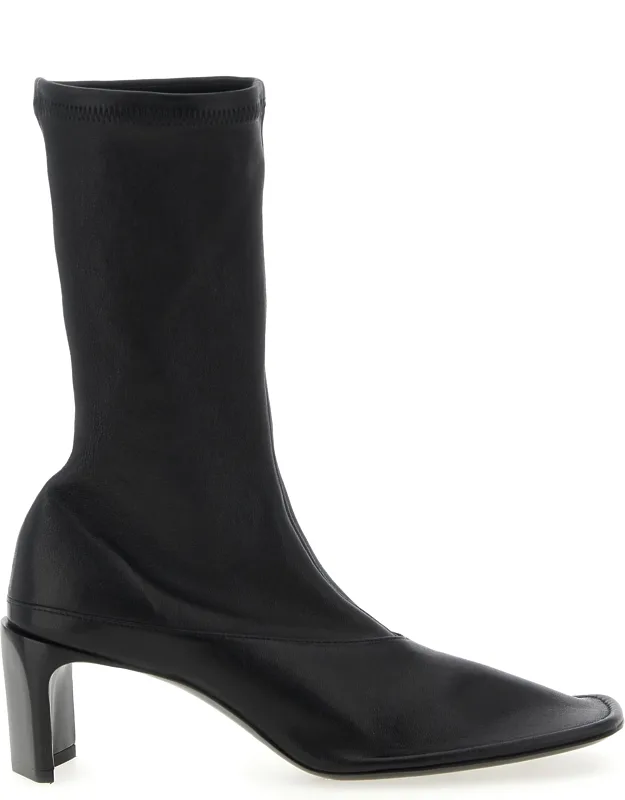 Lamb Leather Ankle Boots