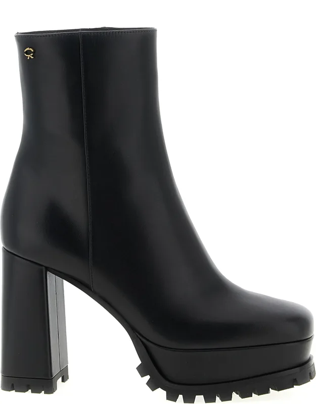 Calfskin Ankle Boots