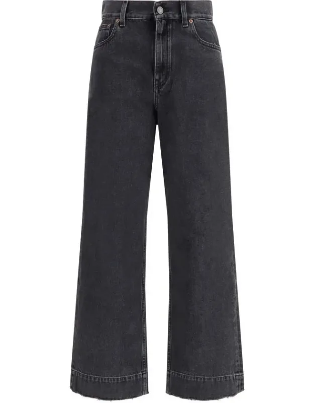 High-waisted Jeans