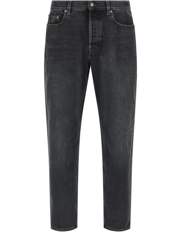 Cotton Straight-leg Jeans