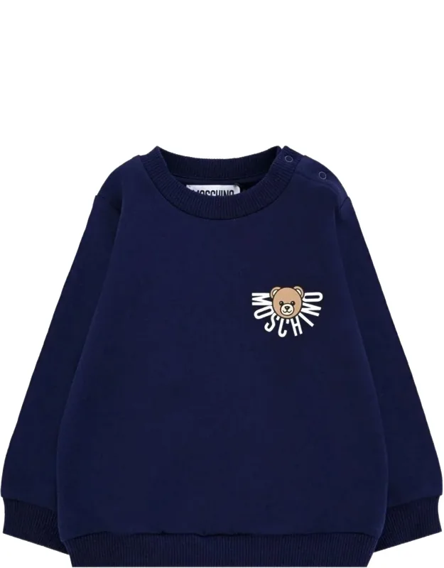 Hoodless Sweatshirt With Logo