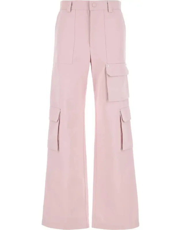 Pastel Cotton Cargo Pants