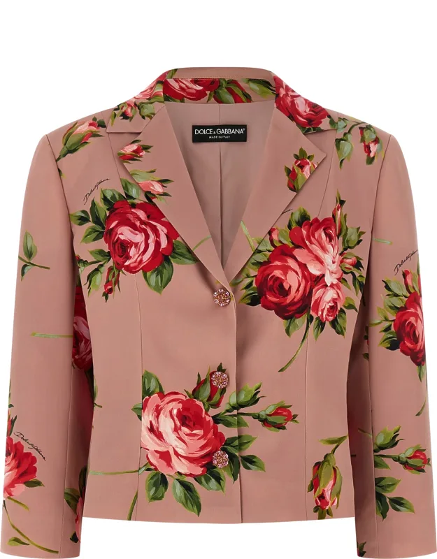 Multicolor Silk Blazer