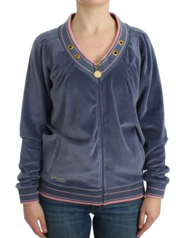 Velvet Zipup Sweater