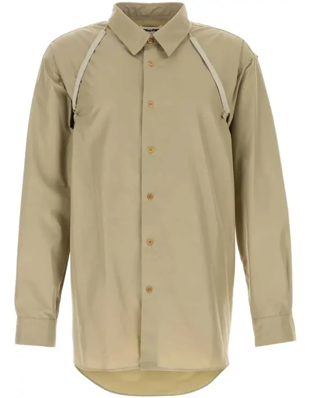 Khaki Polyester Latest Nomad Shirt