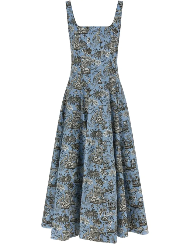 Cotton Midi Dress