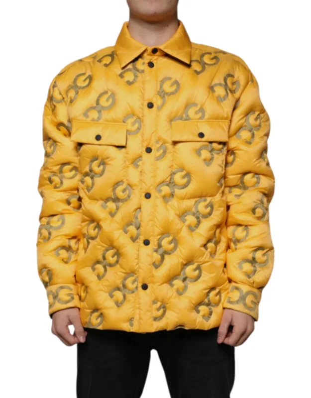 Padded Buttoned Blouson Jacket