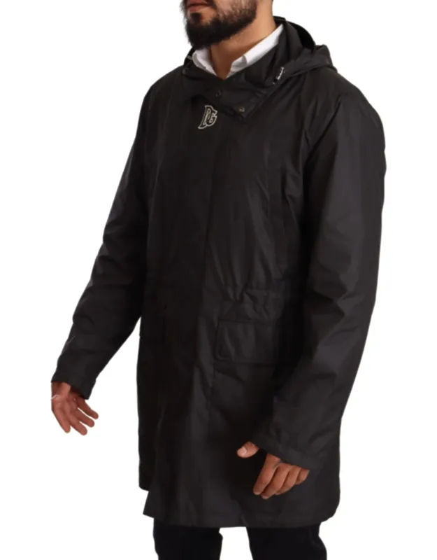 Hooded Trench Coat Jacket