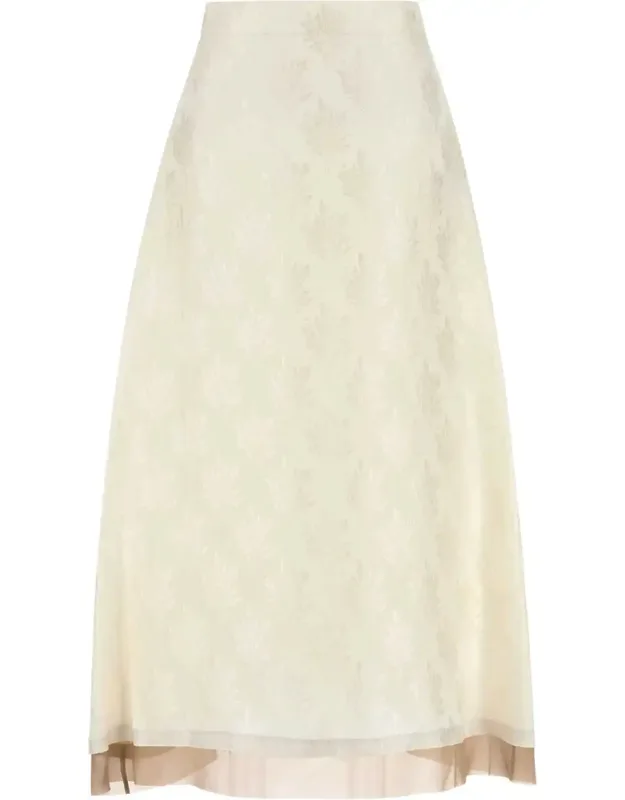 Silk Blend Skirt