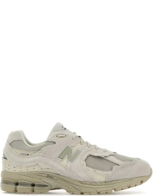 Sand Suede And Mesh 2002dx Protection Pack Sneakers