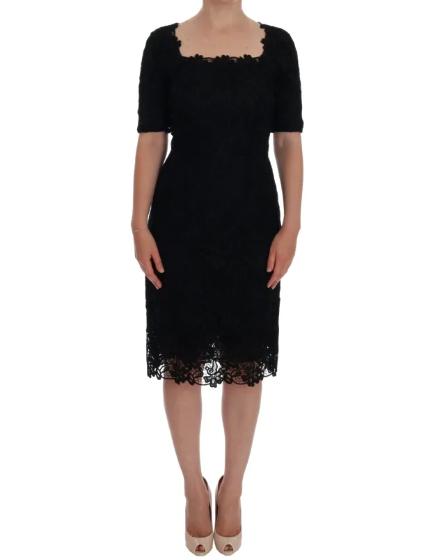 Floral Ricamo Sheath Dress
