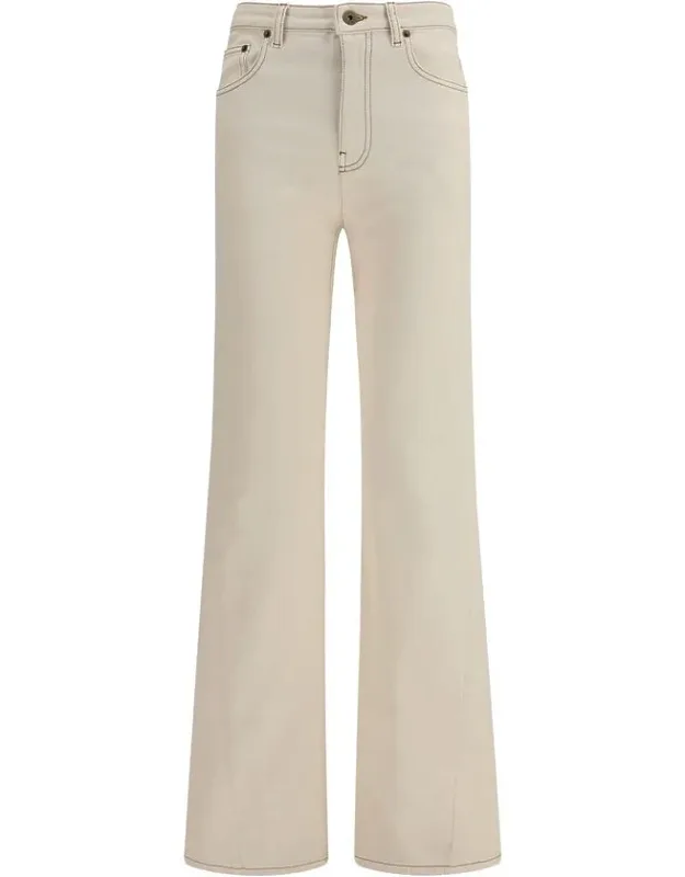 Cotton Bootcut Jeans