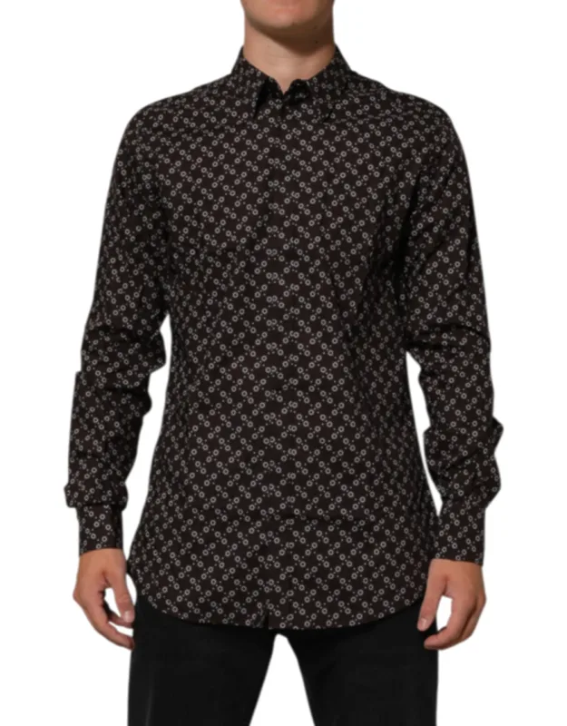 Collared Gold Formal Dress Shirt