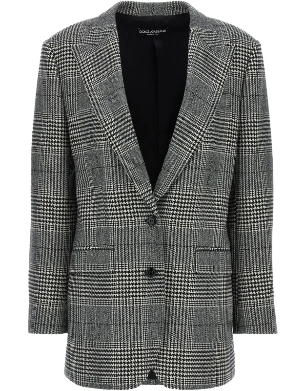 Bicolor Wool Blazer