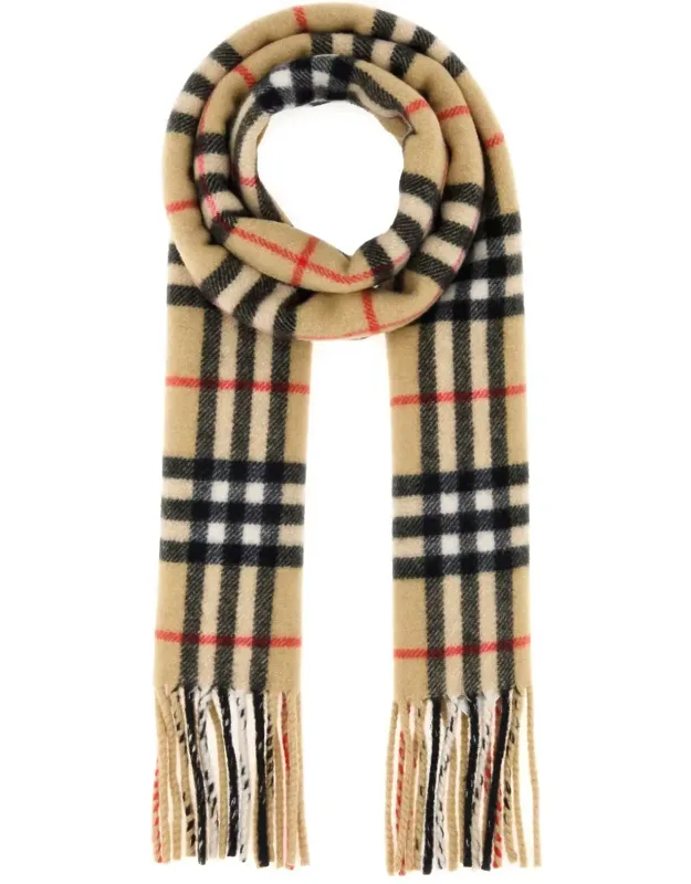 Embroidered Cashmere Scarf