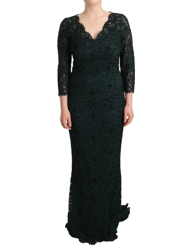 Floral Lace Maxi Dress