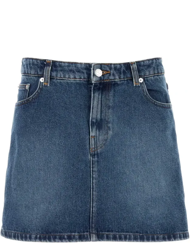 Denim Mini Skirt