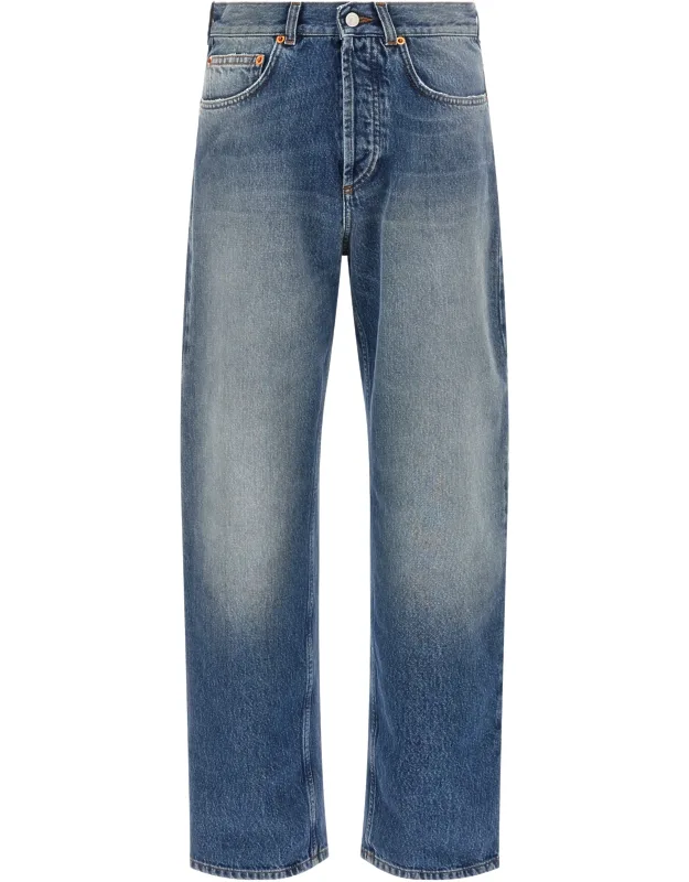 Cotton Straight-leg Jeans