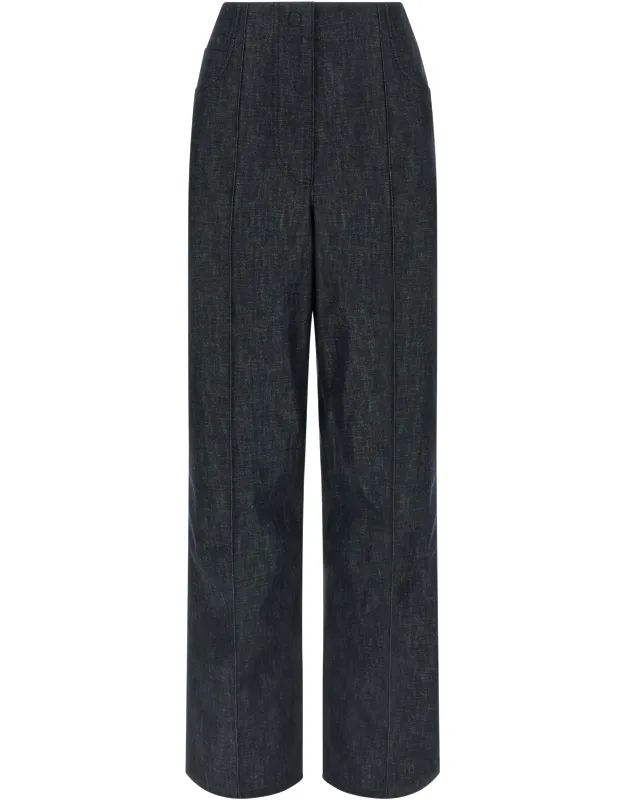 High-waisted Jeans