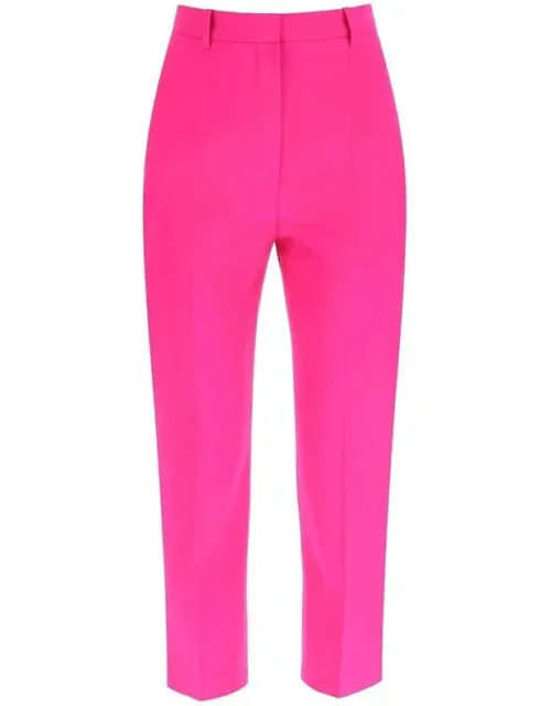 Multicolor Wool Cropped Pants