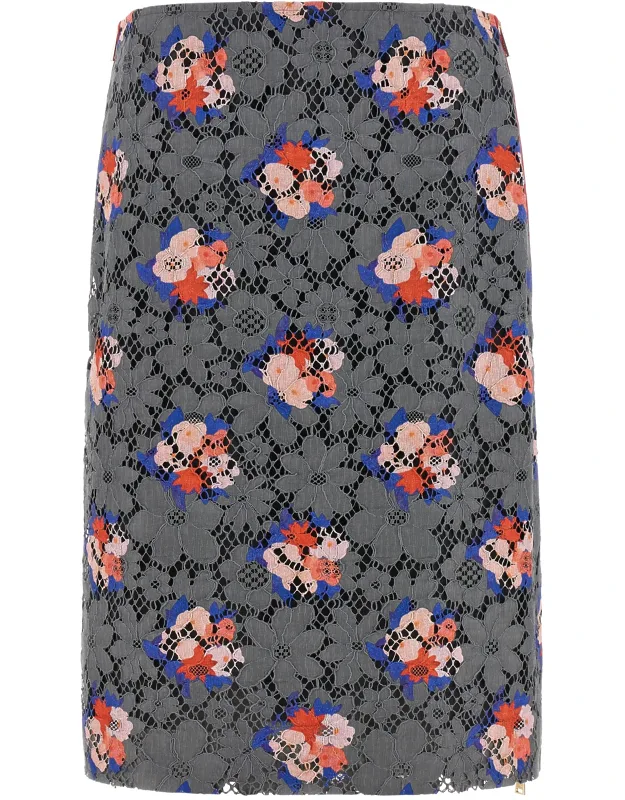 Cotton Midi Skirt