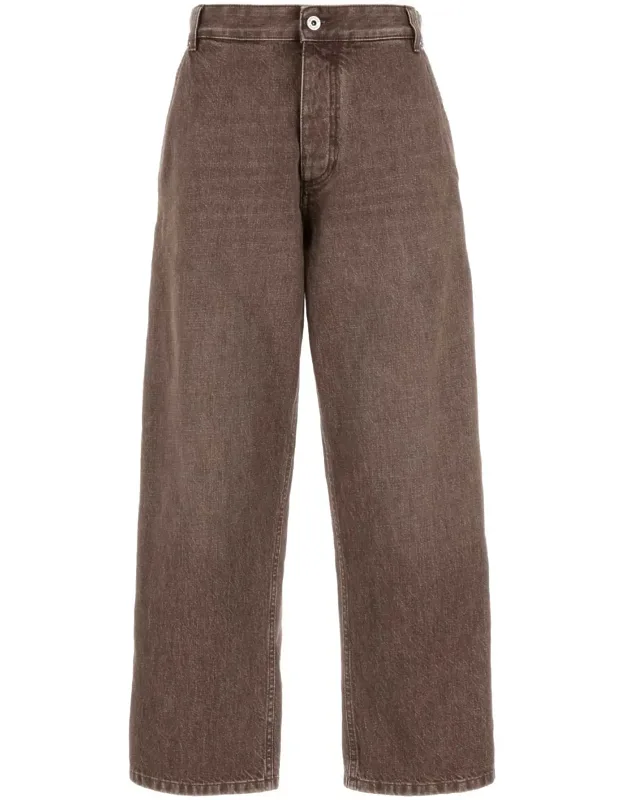 Mud Denim Wide-leg Jeans