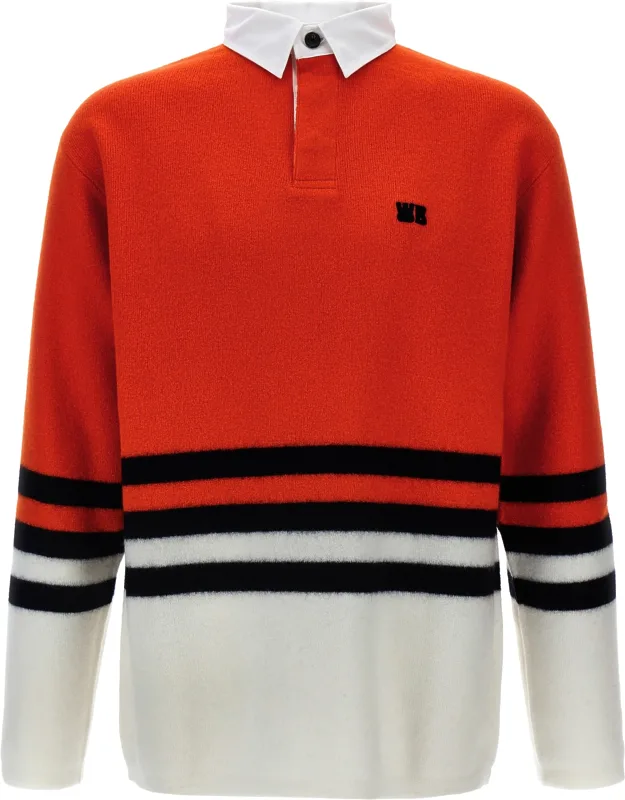 Multicolor Wool Polo Shirt
