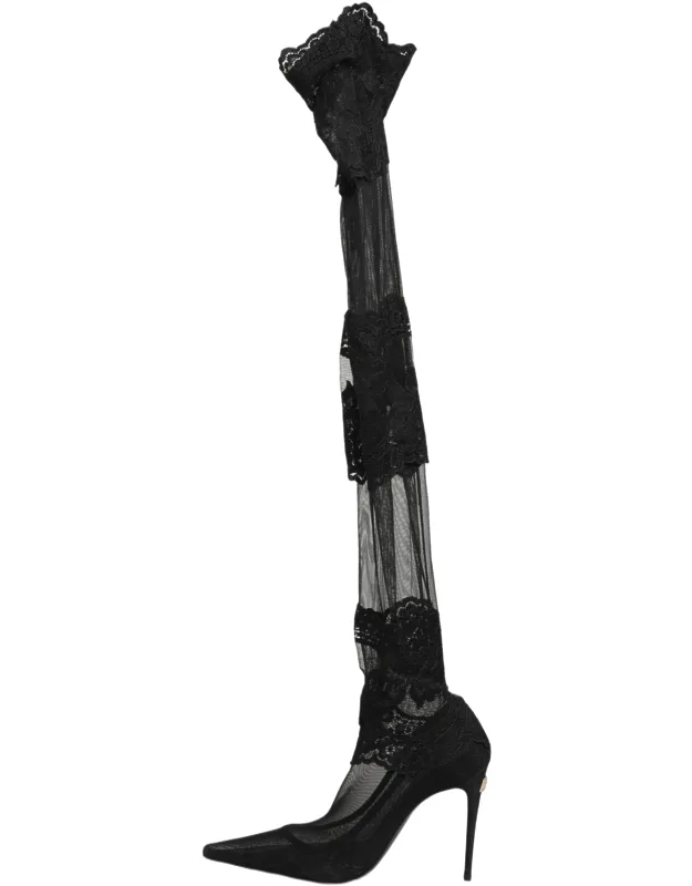 Over The Knee Sock Pumps