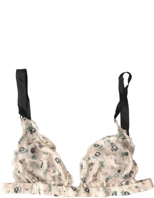 Floral Underwear Bikini Bra