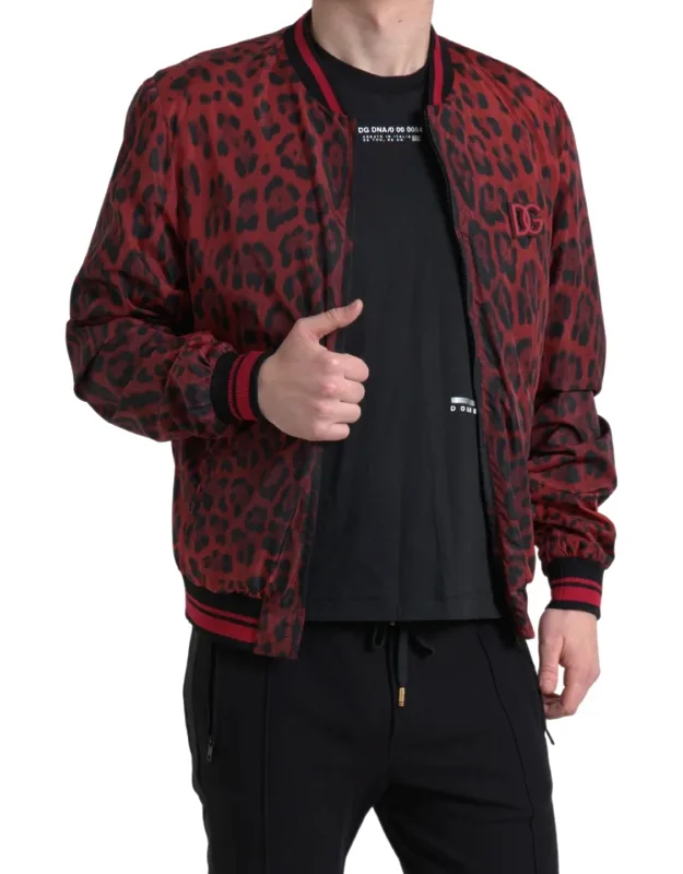 Leopard Bomber Jacket