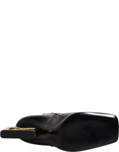 Jackie Leather Mid Calf Boots
