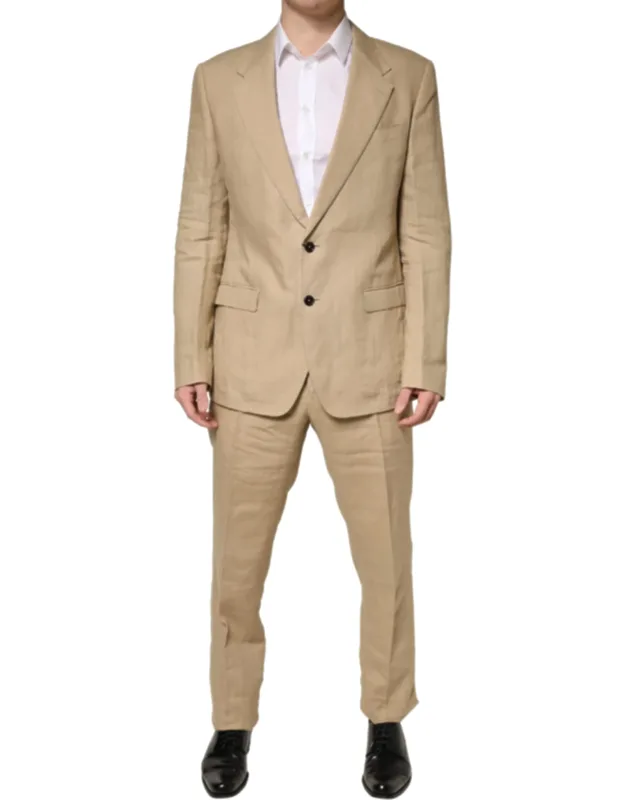 Taormina Single Breasted Formal 2 Piece Suit Linen