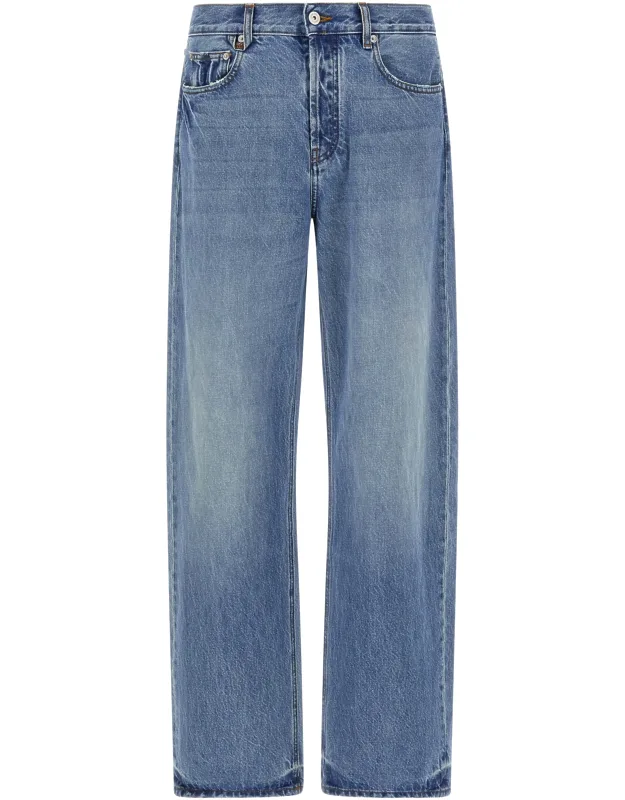 Cotton Straight-leg Jeans