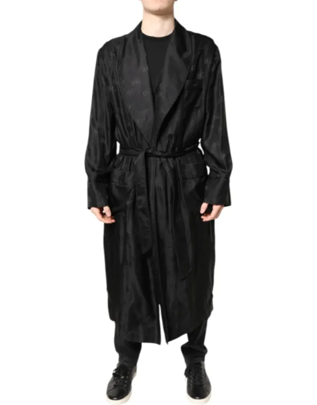 Silk Wrap Robe Jacket