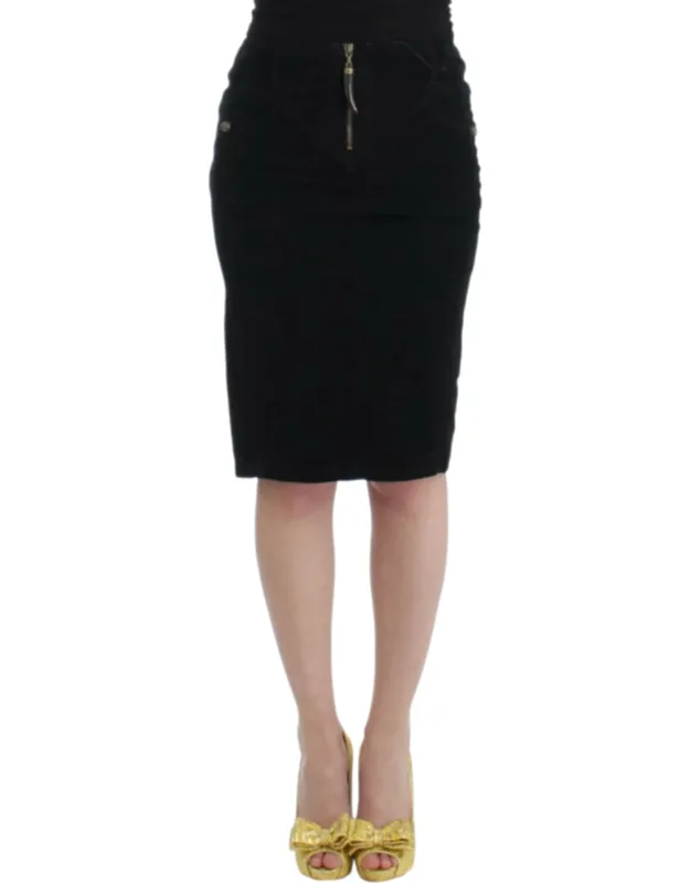 Corduroy Pencil Skirt