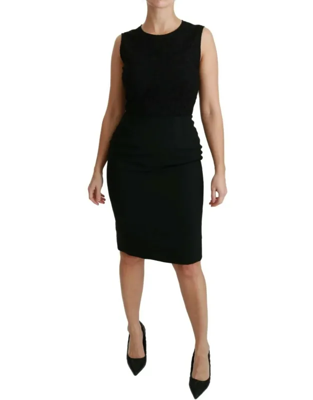 Floral Lace Sheath Gown