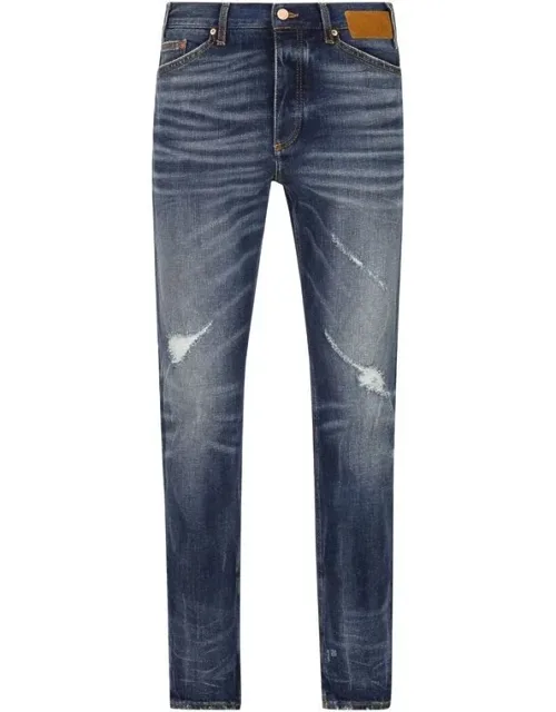 Straight-leg Jeans
