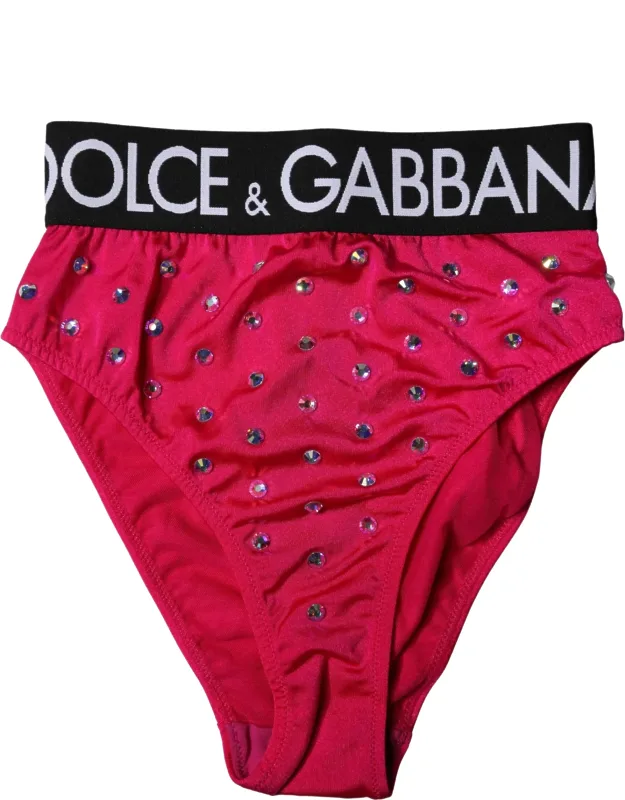 Embellished High-waist Briefs