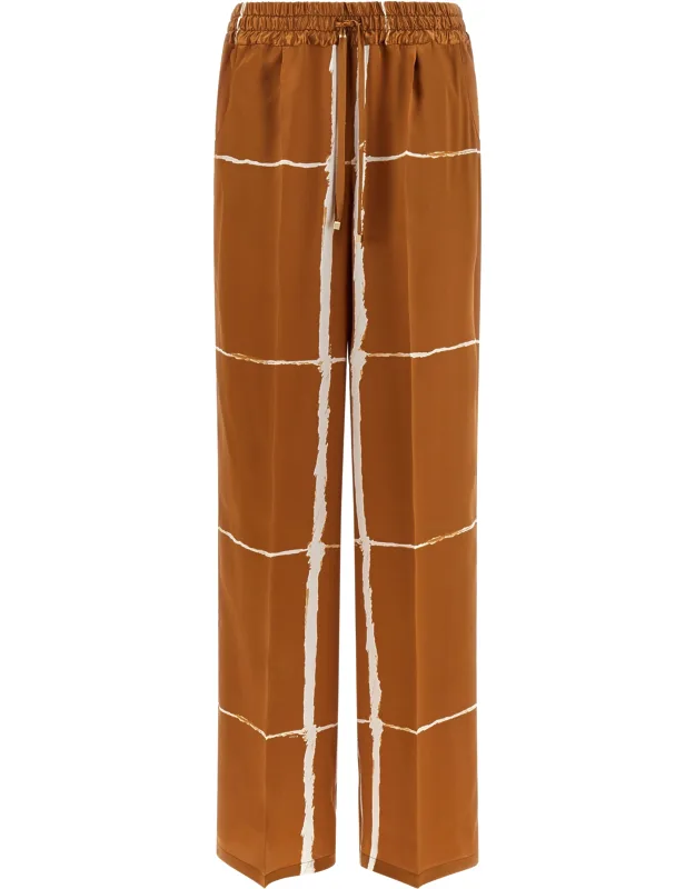 Silk Casual Pants