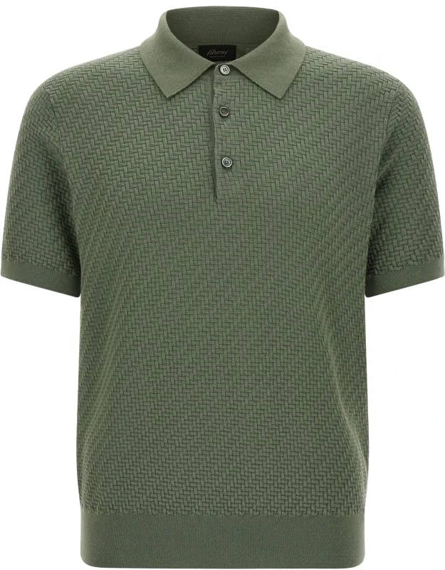 Bicolor Cotton Polo Shirt