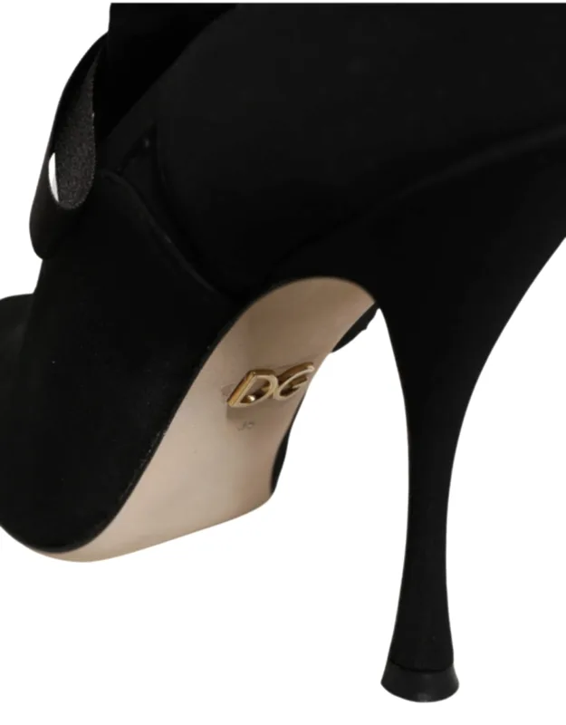 Stiletto Heels Mid Calf Boots