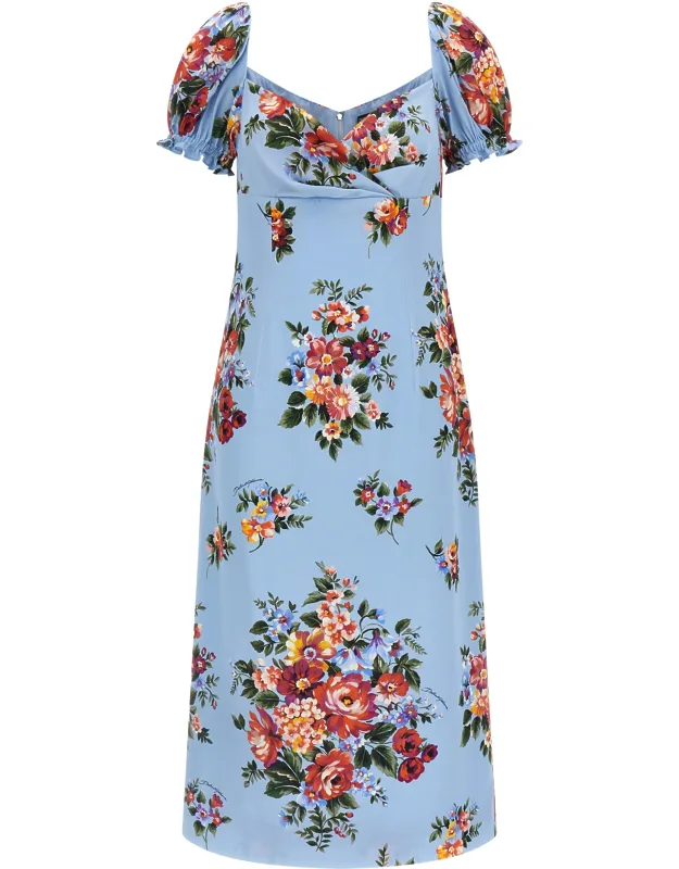 Silk Midi Dress