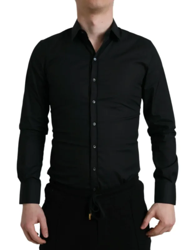 Cotton Stretch Slim Formal Dress Shirt