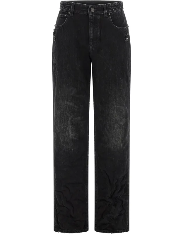 Straight-leg Jeans