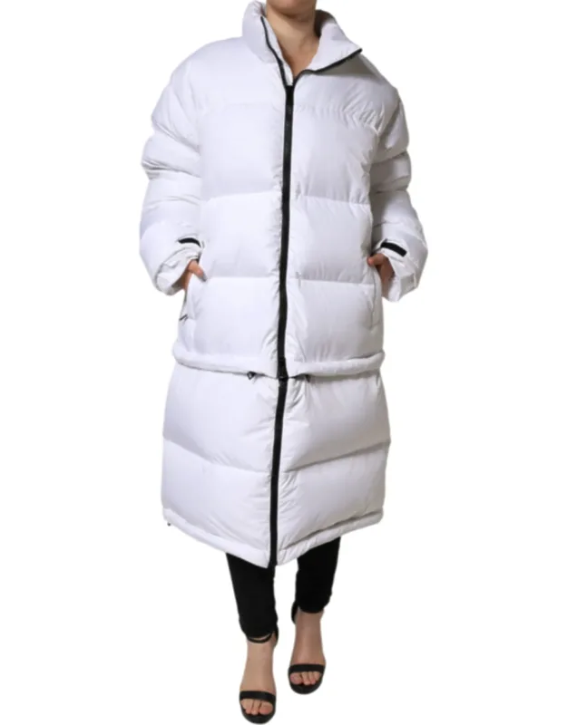 Puffer Quilted Full Zip Coat Jacket