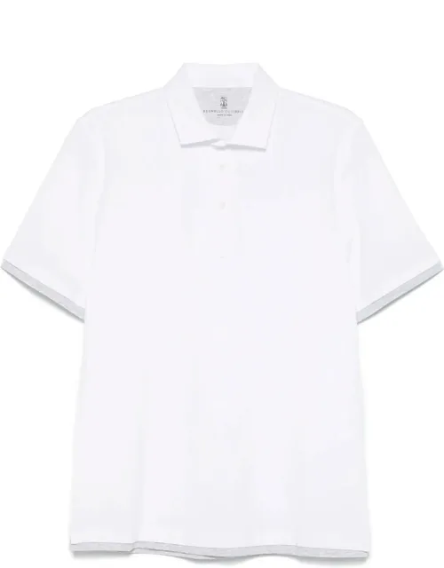 Faux-layered Polo Shirt