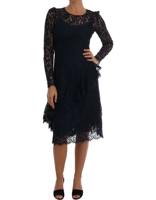 Taormina Floral Lace Sheath Dress
